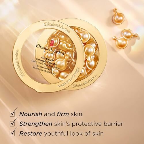 Elizabeth Arden Advanced Ceramide Capsules for skin nourishment and firming.